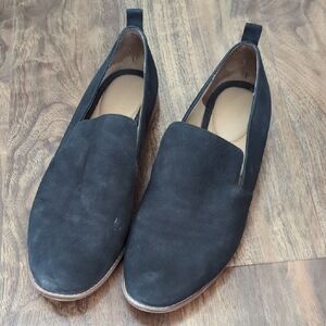 Franco Sarto Black Leather Loafers